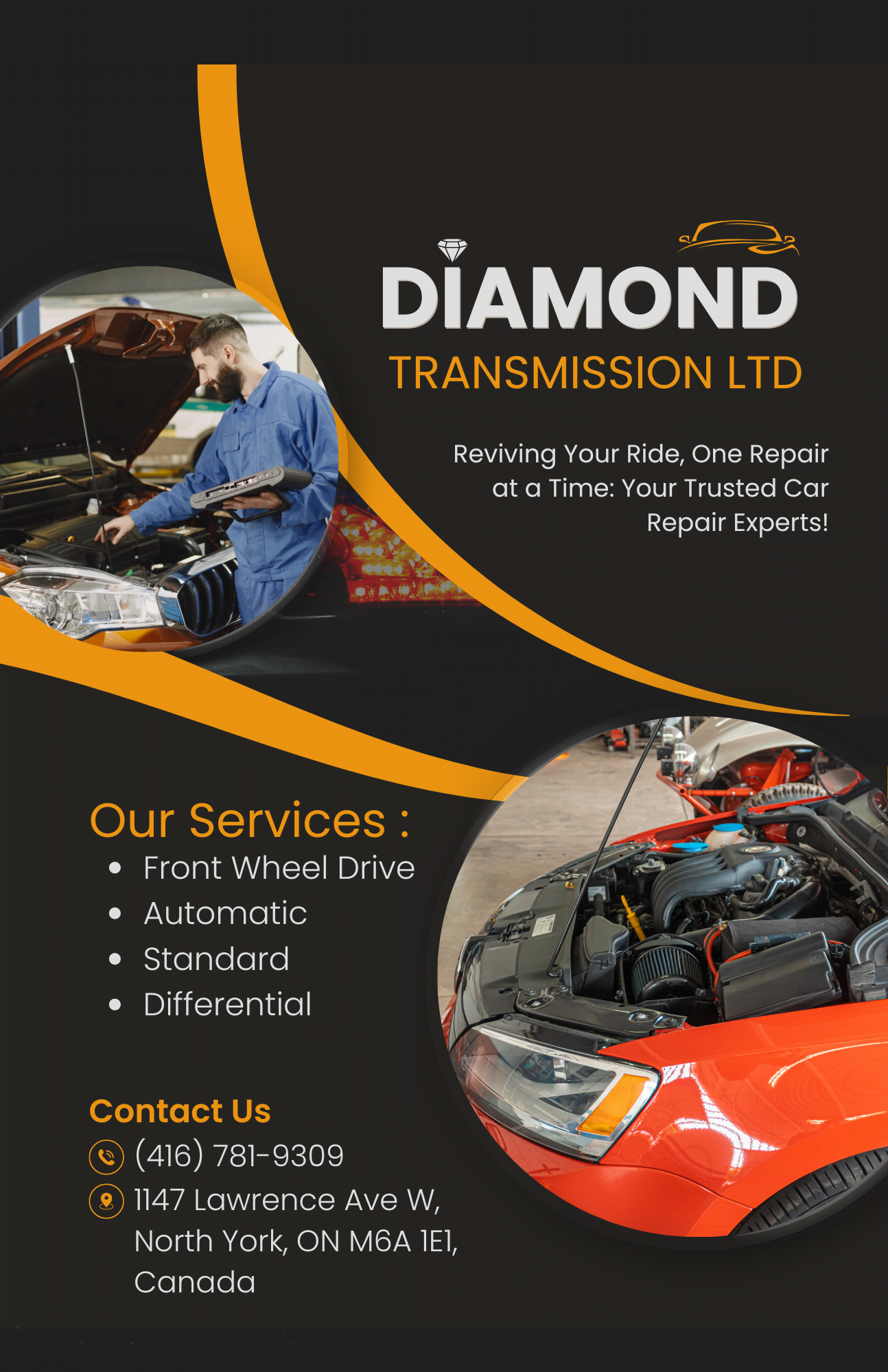 Yellow-and-White-Modern-Car-Repair-Service-Flyer